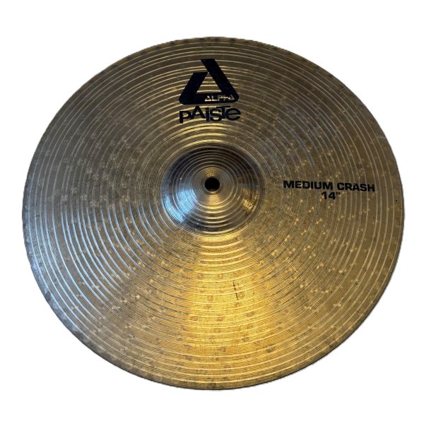 (BRUGT) Paiste Alpha 14" Medium Crash